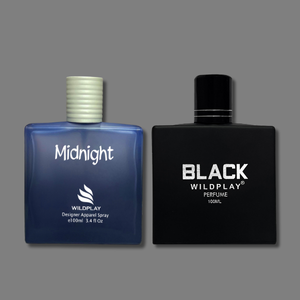 Wildplay Midnight 100ml And Black 100ml Spray Perfume